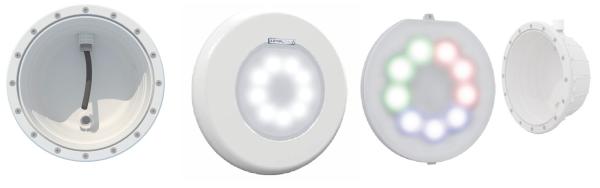 Farbausgabe mit weißer LED-Flexlampe, RGB, 1100 lm, 22 W, 12 V